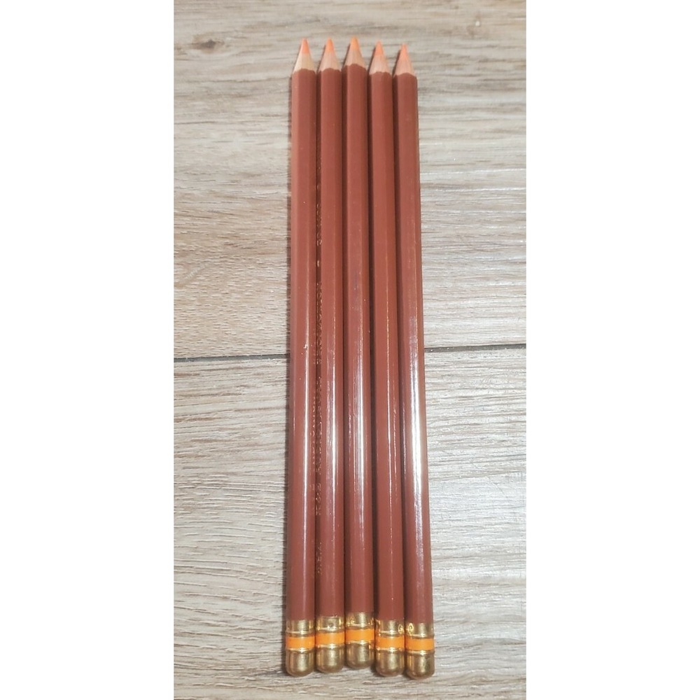 Lot Of 5 K&E Audiovisual Projection‎ 30 4420 Brown Pencils